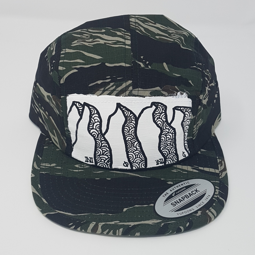 Camo 5 panel cap