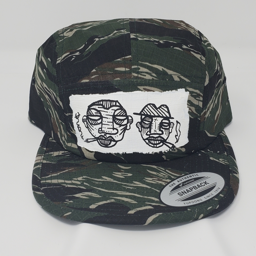 Camo 5 panel cap