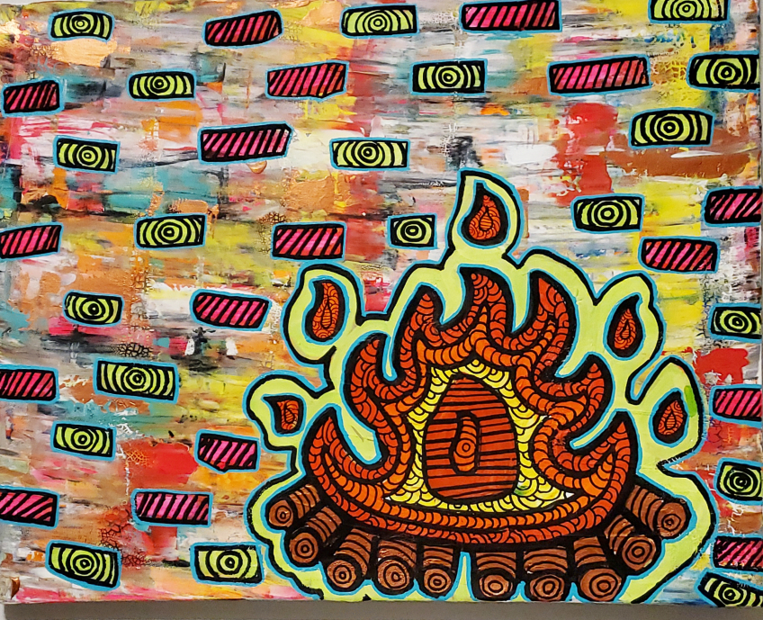 Acrylic On Canvas