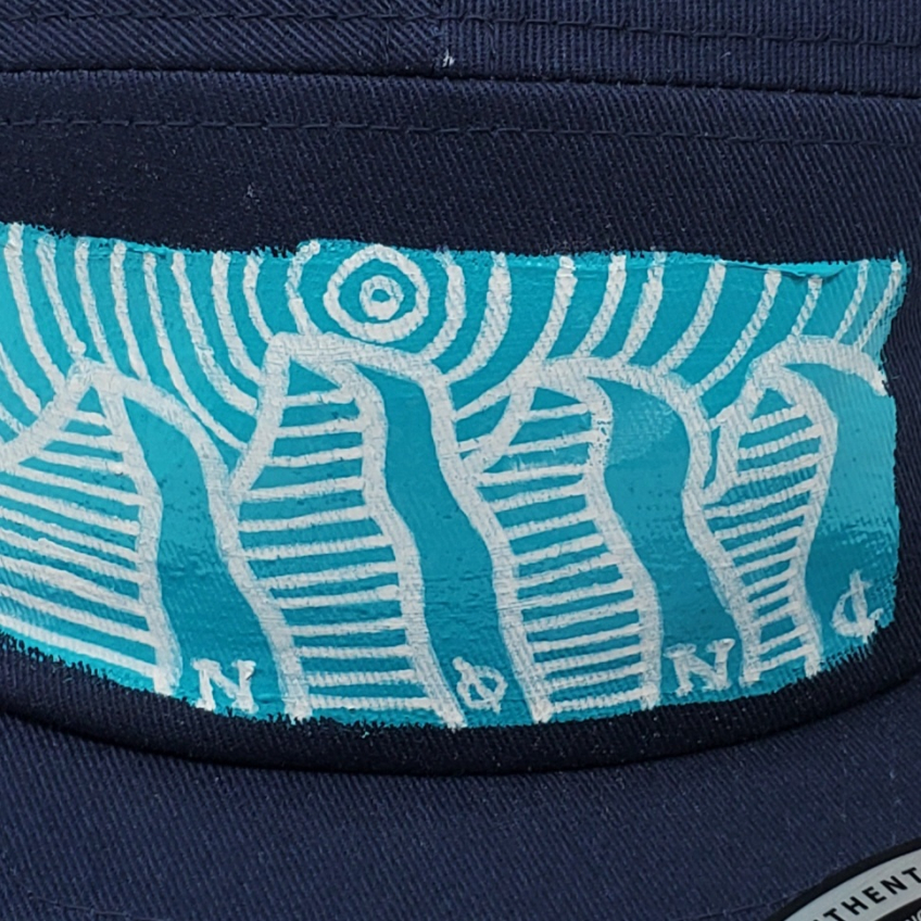 Navy Five Panel Cap