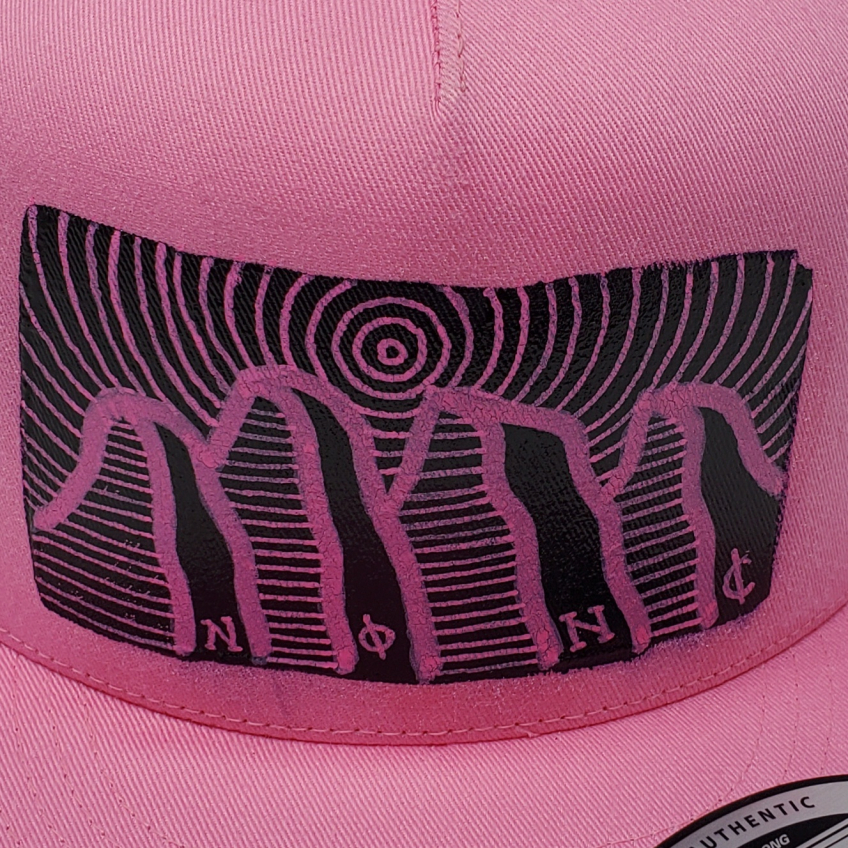Pink Mesh Snap Back Cap