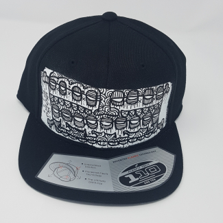 Black snap backs