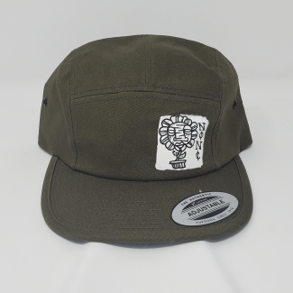 Olive snap back caps