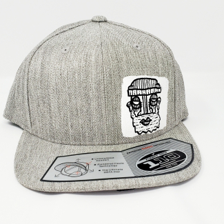 Grey Snap Back Cap