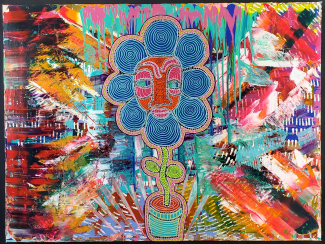 A flower on mars