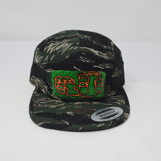 Tiger Camo Five Panel Cap