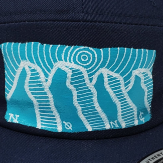 Blue Five Panel Cap