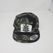 Camo 5 panel cap