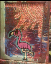 Sunshine and a Flamingo