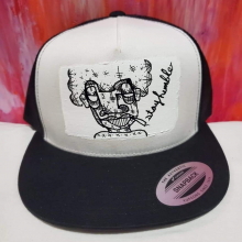 Black trucker hat