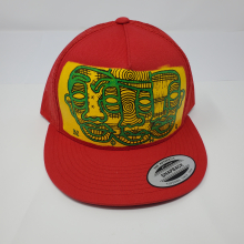Pink Mesh Snap Back Cap