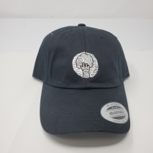 Black Adjustable Dad Cap