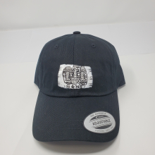 Black Adjustable Dad Cap